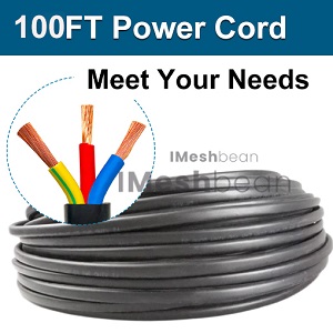 imeshbean well pump has 100ft cord