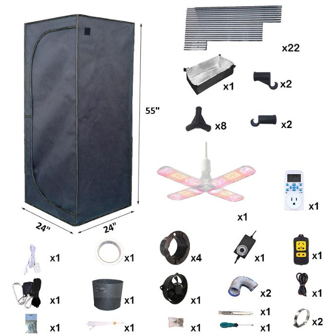 iMeshbean Grow Tent Kit Package Include iMeshbean Grow Tent Kit Package Include
