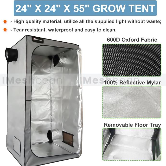 iMeshbean Grow Tent Kit Specification iMeshbean Grow Tent Kit Specification