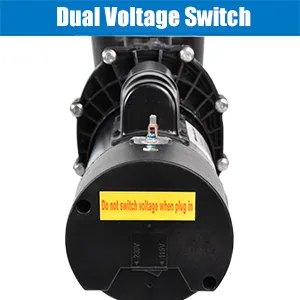 Dual Voltage 115V-230V Dual Voltage 115V-230V