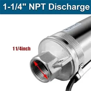 1.25 inch NPT Size Stainless steel discharge head 1.25 inch NPT Size Stainless steel discharge head