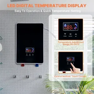 LCD Digital Temperature Display