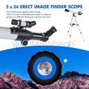 700mm Astronomical Telescope Refractor High Tripod 24-234X for Moon Star Watch