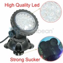 Submersible 144 LED RGB Pond Spot 4 Lights Underwater Pool Fountain +IR Remote
