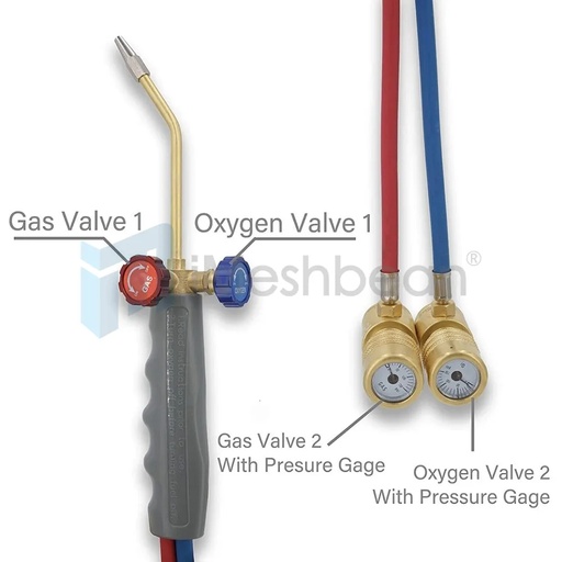 gas value & oxygen value