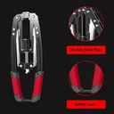 22-440lbs Hydraulic Power Twister for Arm Exercise Strengthener Chest Expander
