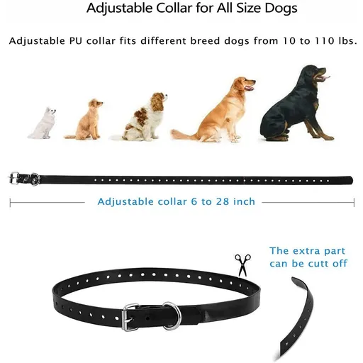 Wireless Electric Dog Fence Pet Containment System Shock Collar For 2 Dogs