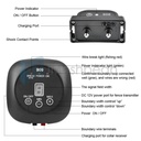 Underground Electric Dog Fence Pet Containment System Rechargeable 3 Dogs System