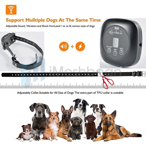 Underground Electric Dog Fence Pet Containment System Rechargeable 1 Dogs System