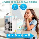 3-in-1 Evaporative Air Cooler Portable Air Cooling Fan w/ Fan & Humidifier