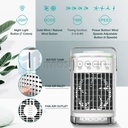 3-in-1 Evaporative Air Cooler Portable Air Cooling Fan w/ Fan & Humidifier