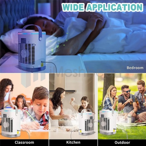 3-in-1 Evaporative Air Cooler Portable Air Cooling Fan w/ Fan & Humidifier