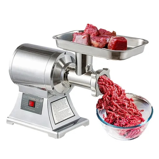 550LB/h 1100W Commercial Meat Grinder,Electric Sausage Stuffer,193RPM Heavy Duty