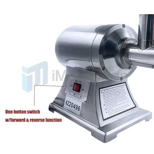 550LB/h 1100W Commercial Meat Grinder,Electric Sausage Stuffer,193RPM Heavy Duty
