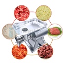 550LB/h 1100W Commercial Meat Grinder,Electric Sausage Stuffer,193RPM Heavy Duty