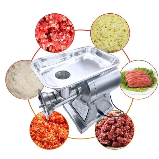 550LB/h 1100W Commercial Meat Grinder,Electric Sausage Stuffer,193RPM Heavy Duty