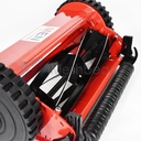 14-Inch 5-Blade Manual Reel Lawn Mower w/Adjustable Cutting Height Grass Catcher