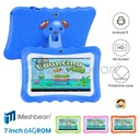 64GB 7" Android 9.1 Tablet PC For Kids Quad-Core Dual Cameras WiFi Bundle Case