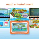 16G 7" Android 8 Tablet PC For Kids Quad-Core Dual Cameras WiFi Bundle Case, Orange