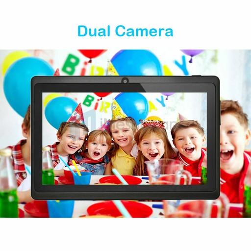 7" Android 8.1 Tablet PC For Kids Quad-Core Dual Cameras WiFi Bundle Case, Green