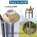 imeshbean 3'' 1 HP Submersible Well Pump 207' Max 115V 13 GPM 1.25'' NPT w/Control Box