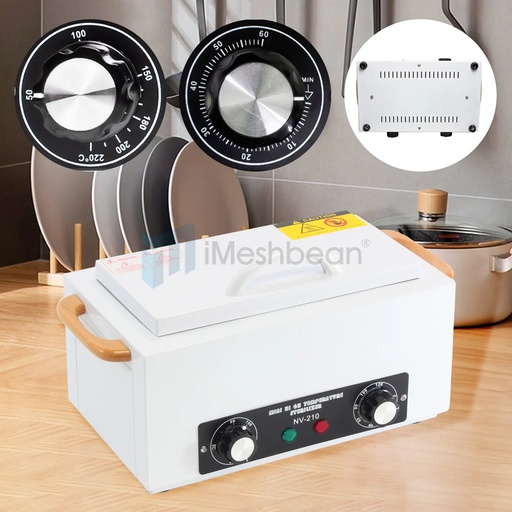 Dry Heat Sterilizer Cabinet Beauty Tattoo Disinfect Machine w/ Automatic Timer