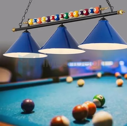 47" Hanging Pool Table Lights Billiard Pool Table Lighting Fixtures for 7' 8' Game Room Pool Table