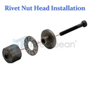 iMeshbean Hand Rivet Nut Gun Head Nuts Simple Installation Manual Riveter Rivnut Tool Kit
