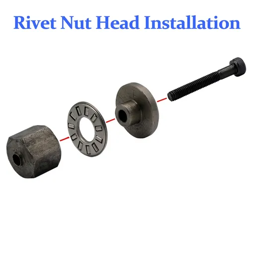 iMeshbean Hand Rivet Nut Gun Head Nuts Simple Installation Manual Riveter Rivnut Tool Kit