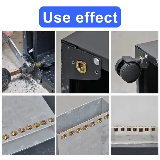 iMeshbean Hand Rivet Nut Gun Head Nuts Nutsert Tool Simple Installation Manual Riveter Rivnut Tool Kit