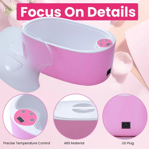 iMeshbean 5L Paraffin Machine Wax Refills Heater Kit Hands Feet Moisturizing Paraffin Bath Therapy Kit