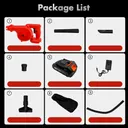 48V 2-in-1 Lightweight Mini Cordless Leaf Vacuum with 2.0Ah Lithium Battery