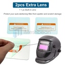 Carbon Fiber Pro Solar Auto Darkening Welding Helmet Arc Tig Mig Mask Grinding Welder