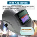 Carbon Fiber Pro Solar Auto Darkening Welding Helmet Arc Tig Mig Mask Grinding Welder