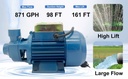 1HP Clear Water Pump Electric Centrifugal Clean Water Industrial Farm Pool Pond