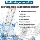 1HP 2.5" Deep Well Submersible Pump 60Hz 13GPM 110V Stainless Steel w/ Control Box