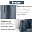 2HP Submersible Sump Pump 1500W Cast Iron Sewage Pump 6498GPH w/66ft HOSE 220V