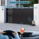 370W 2000LB Rack Driven Automatic Sliding Gate Openerw/ 4 Remotes & Complete Kit
