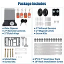 370W 2000LB Rack Driven Automatic Sliding Gate Openerw/ 4 Remotes & Complete Kit