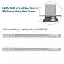 3.28ft Steel Gear Rack 0.28" Thickness For iMeshbean Sliding Gate Opener Motor