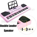61 Key Music Electronic Keyboard Electric Digital Piano Organ Xmas Gift, Pink