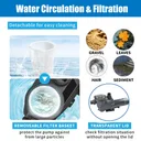 Dual Speed 2HP High-Flo INGROUND Swimming Pool Pump Strainer Energy Saving 230V