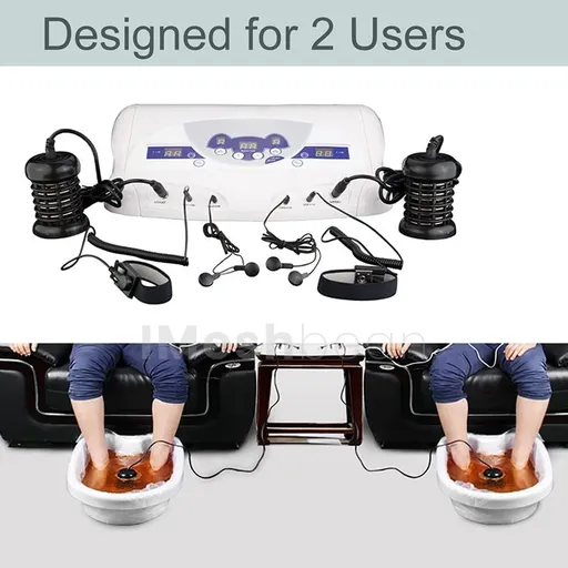Dual Ionic Detox Foot Bath Machine Wth LCD Display & MP3 Music Player