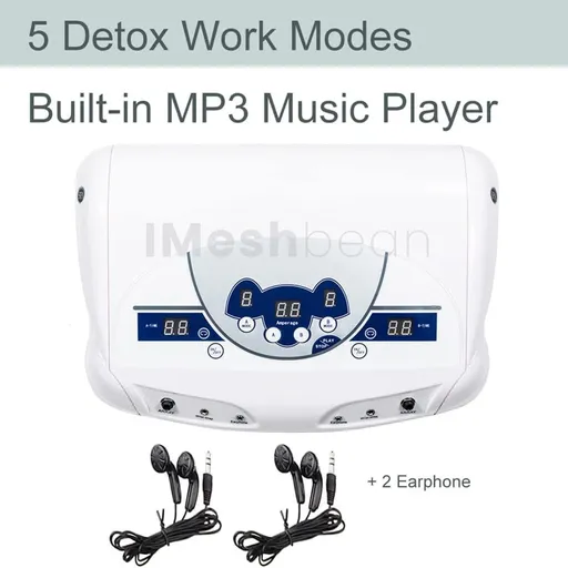 Dual Ionic Detox Foot Bath Machine Wth LCD Display & MP3 Music Player