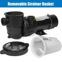 2HP Swimming Pool Pump 110-120V 5400GPH 49FT Head Lift 1.5" NPT Connectors