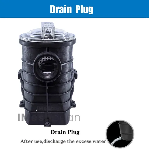 2HP Inground Swimming Pool Pump 110-240V Dual Voltage 6500GPH 85FT Head Lift 2" NPT Connectors