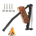 Wall Mounted Firewood Splitter With Extended Handle Manual Kindling Splitter For Indoor or Outdoor