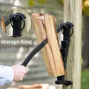 Wall Mounted Firewood Splitter With Extended Handle Manual Kindling Splitter For Indoor or Outdoor