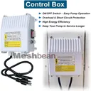 1/2 HP 4 inch Deep Well Submersible Pump 110V 25GPM 150FT Lift 33FT Cord With Control Box