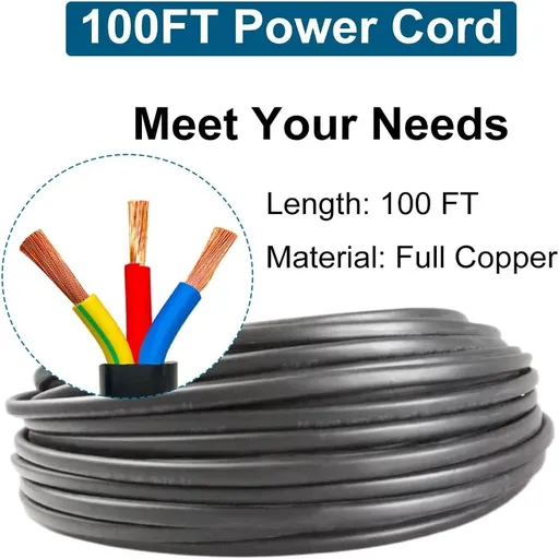 2 HP 4 inch Deep Well Submersible Pump 230V 37GPM 427ft Lift 100FT Cord Stainless Steel